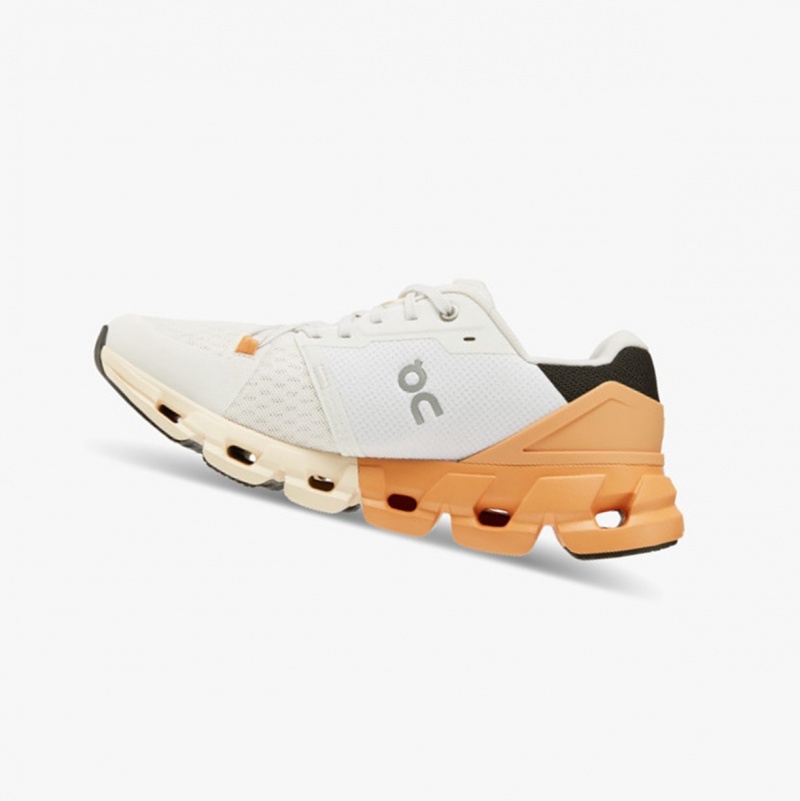 On Cloudflyer 4 Running Shoes White/Copper | NYV-853469