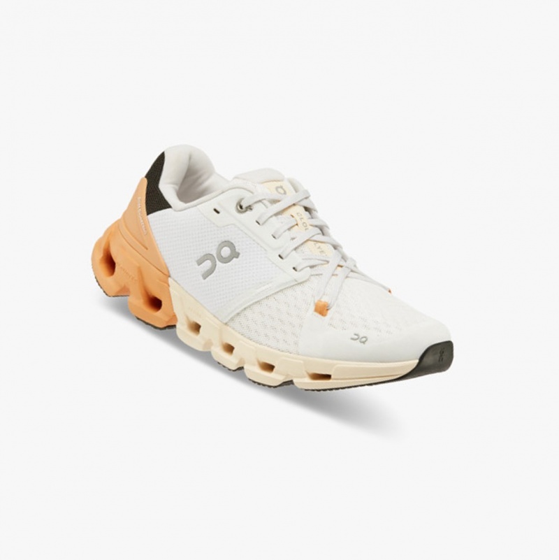 On Cloudflyer 4 Running Shoes White/Copper | NYV-853469