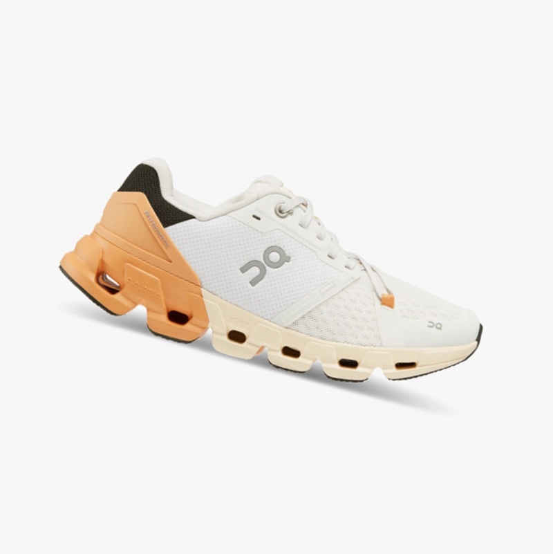 On Cloudflyer 4 Running Shoes White/Copper | NYV-853469