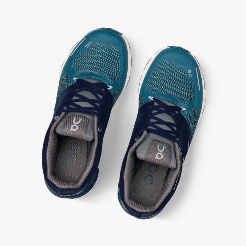 On Cloudflyer Road Running Shoes Blue | FLX-360857