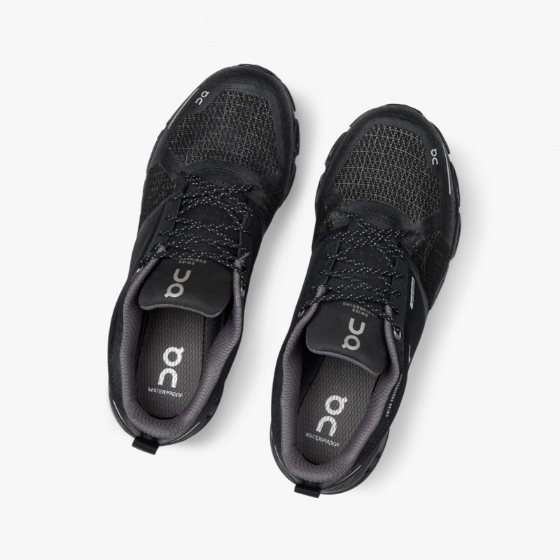 On Cloudflyer Waterproof Road Running Shoes Black | BOI-780236