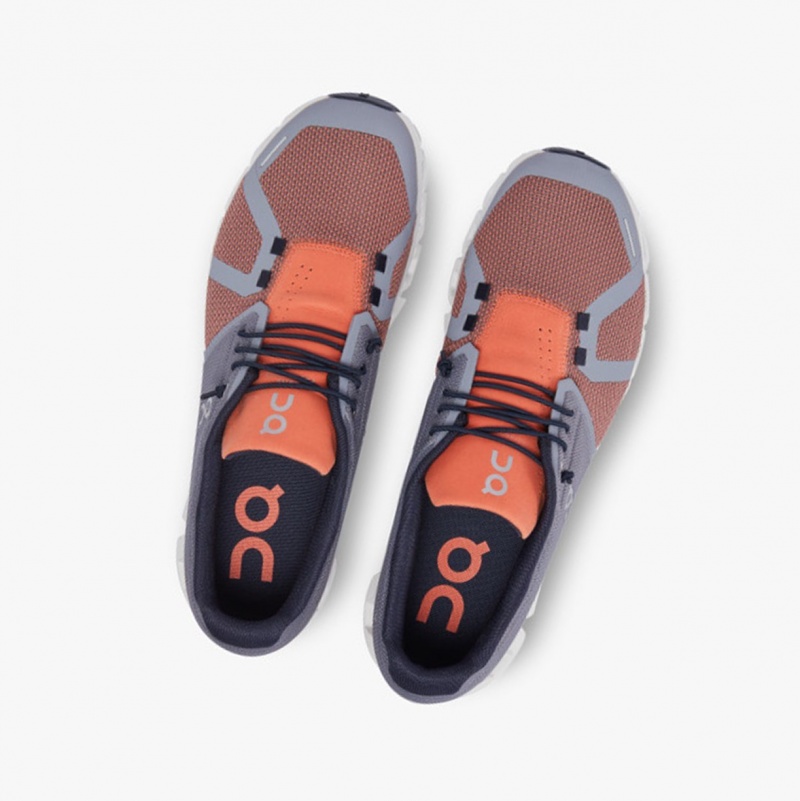 On Cloudgo Running Shoes Fossil/Canyon | XGZ-294831