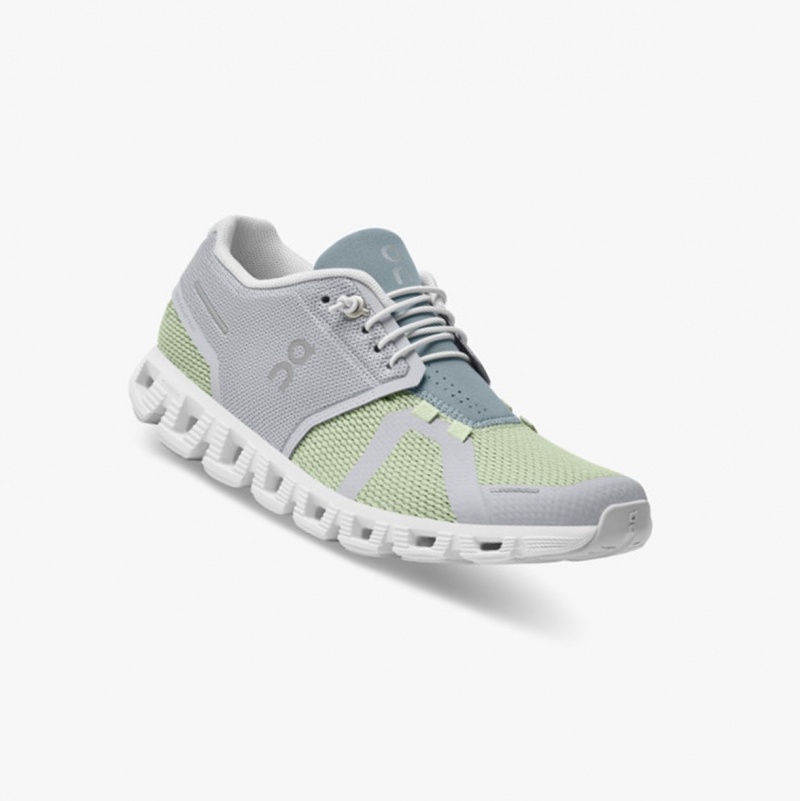 On Cloudgo Running Shoes Glacier/Meadow | OCY-752346