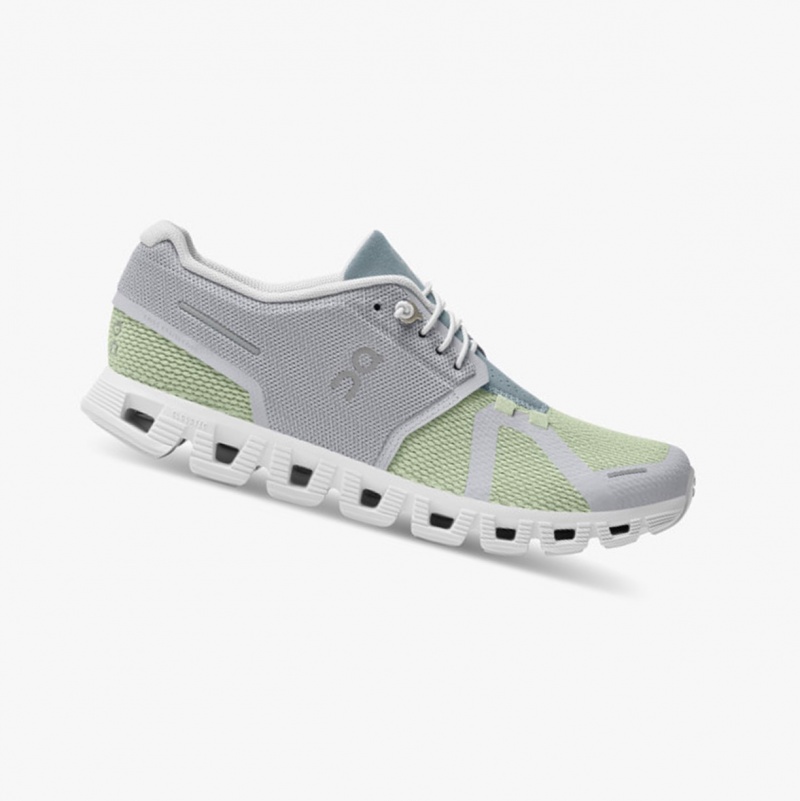 On Cloudgo Running Shoes Glacier/Meadow | OCY-752346