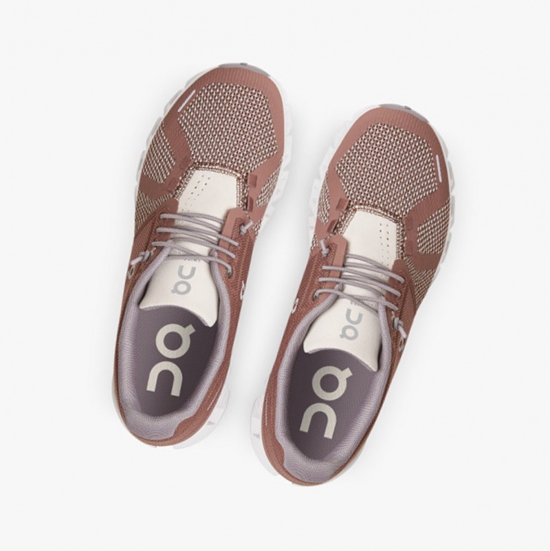 On Cloudgo Running Shoes Rust/Ice | YEN-287419