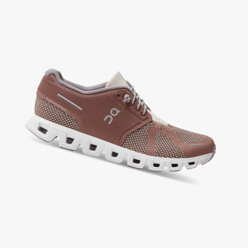 On Cloudgo Running Shoes Rust/Ice | YEN-287419