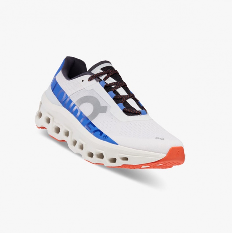 On Cloudmonster Training Shoes Frost/Cobalt | NDT-462530