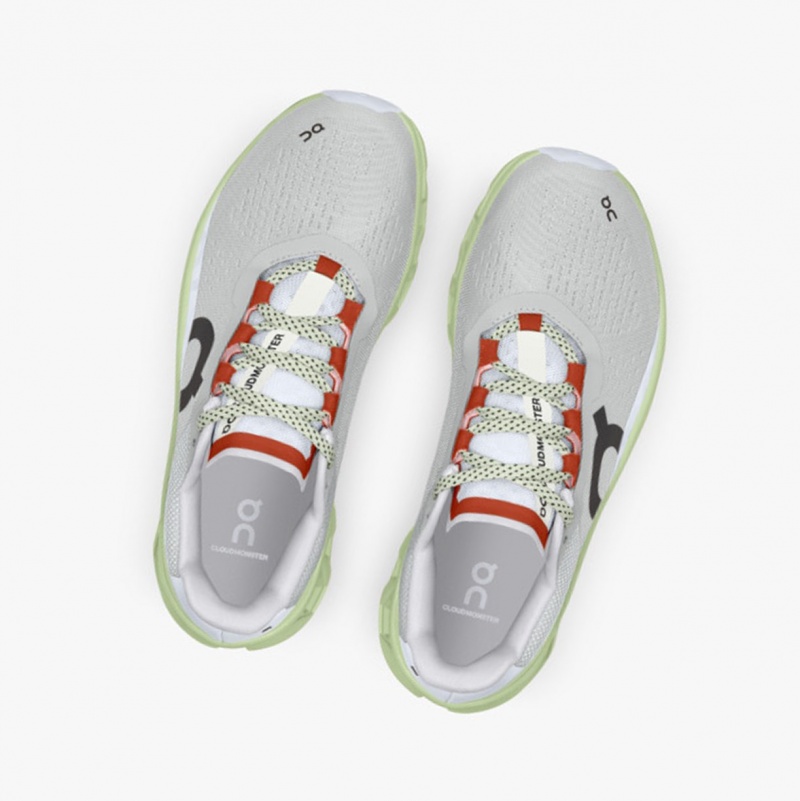 On Cloudmonster Training Shoes Glacier/Meadow | MVX-041823