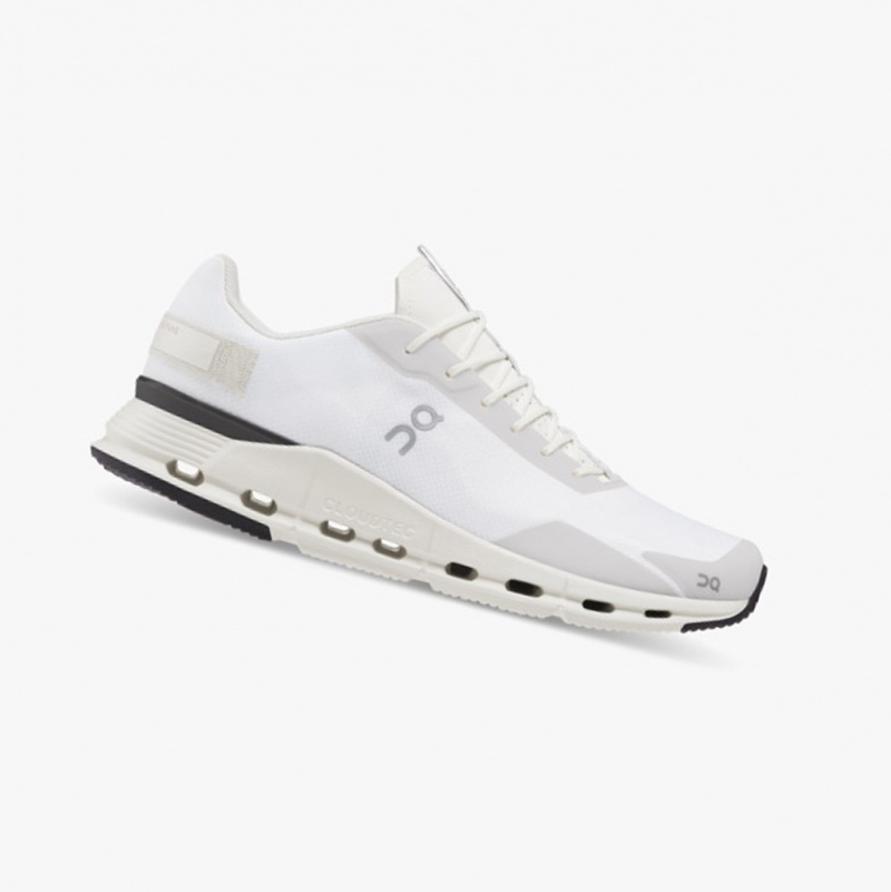 On Cloudnova Form Running Shoes White/Eclipse | TYX-046587