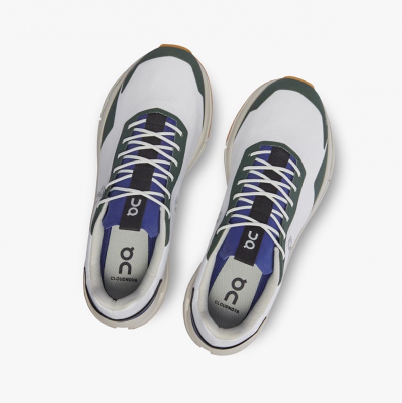 On Cloudnova Form Running Shoes White/Indigo | XKI-315872