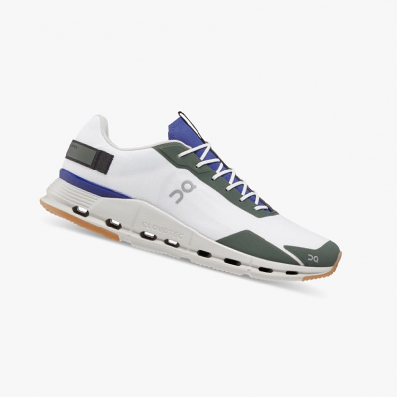 On Cloudnova Form Running Shoes White/Indigo | XKI-315872