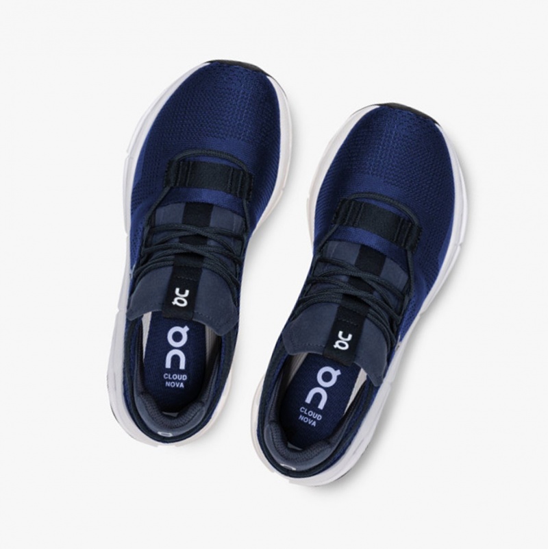 On Cloudnova Sneakers Navy/White | JIE-025936