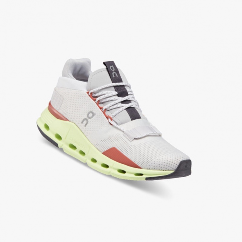 On Cloudnova Sneakers White/Limelight | VDX-784652