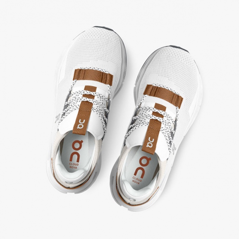 On Cloudnova Sneakers White/Pearl | VEA-769425