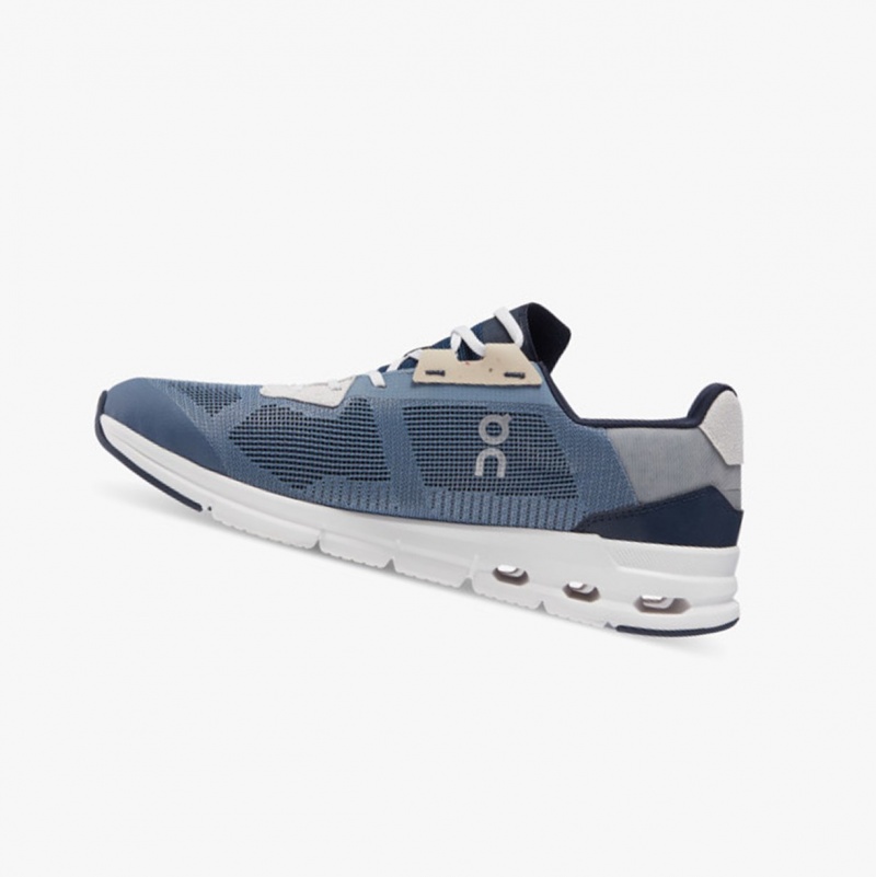 On Cloudrift Running Shoes Metal/Navy | LOU-015482