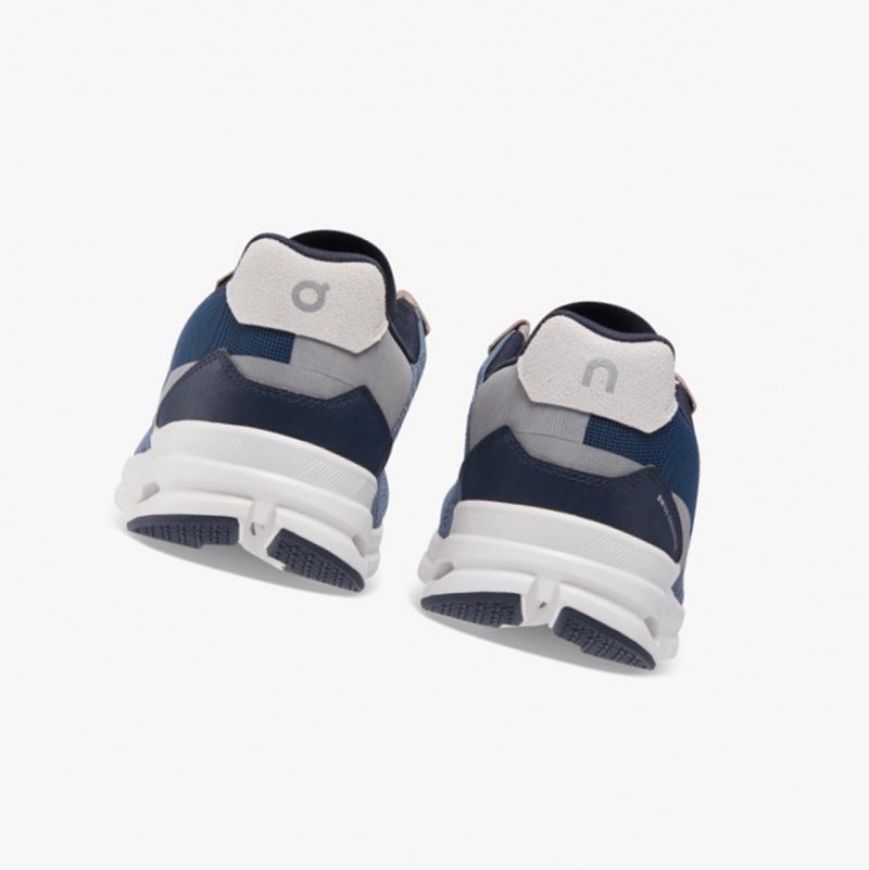 On Cloudrift Running Shoes Metal/Navy | LOU-015482