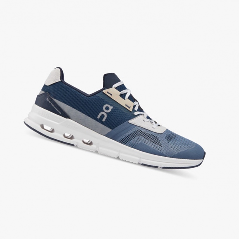 On Cloudrift Running Shoes Metal/Navy | LOU-015482