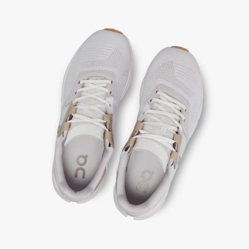 On Cloudrift Running Shoes White/Sand | DLG-364598