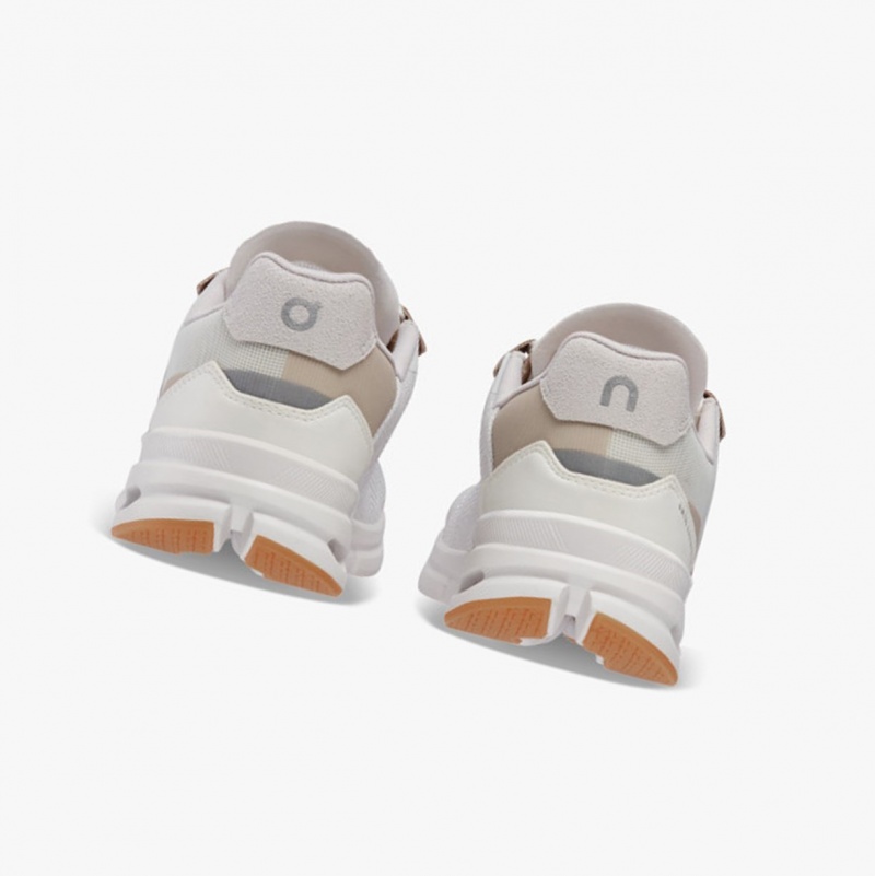 On Cloudrift Running Shoes White/Sand | DLG-364598