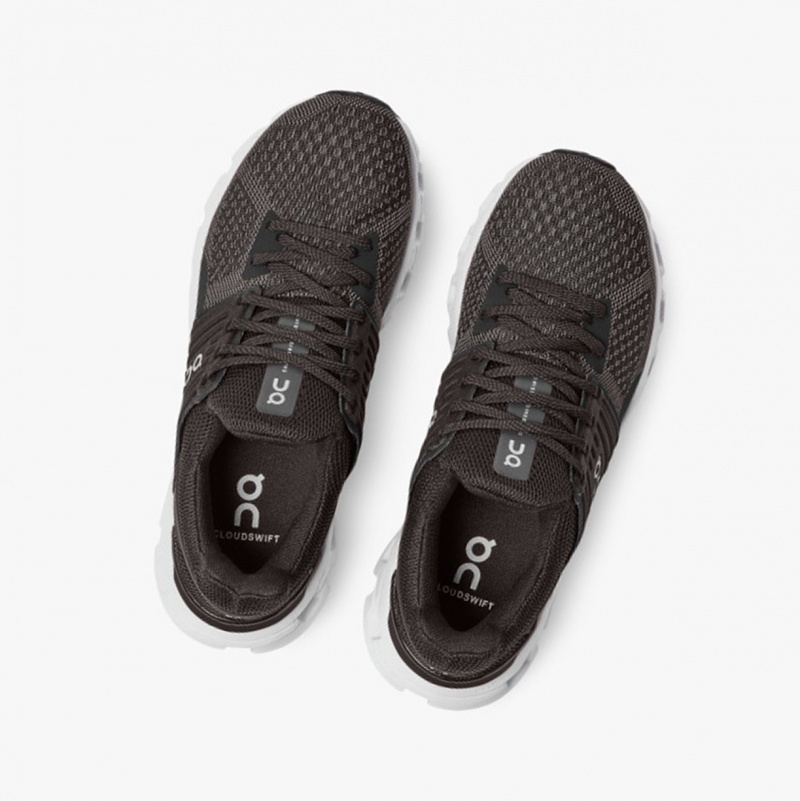 On Cloudrift Training Shoes Black/Rock | HYE-389246