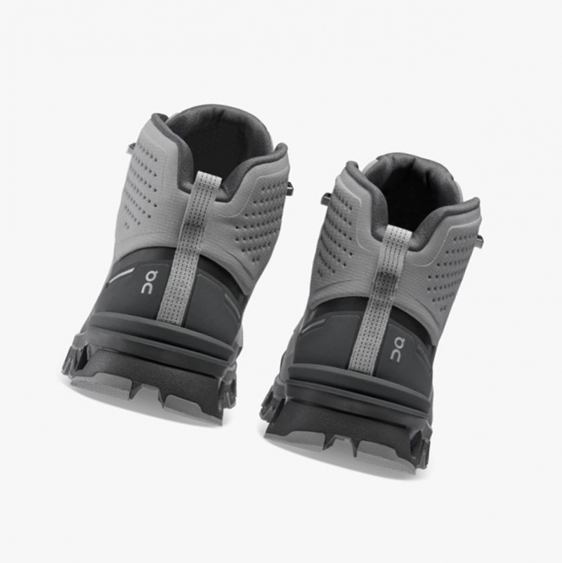 On Cloudrock 2 Waterproof Hiking Boots Alloy/Eclipse | EFB-579416