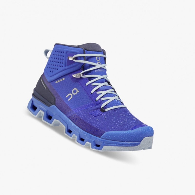 On Cloudrock 2 Waterproof Hiking Boots Indigo/Cobalt | XCS-905721