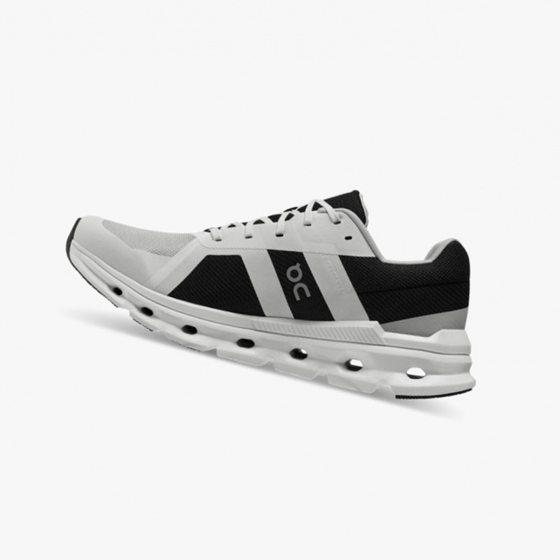 On Cloudrunner Running Shoes Glacier/Black | YCQ-952076