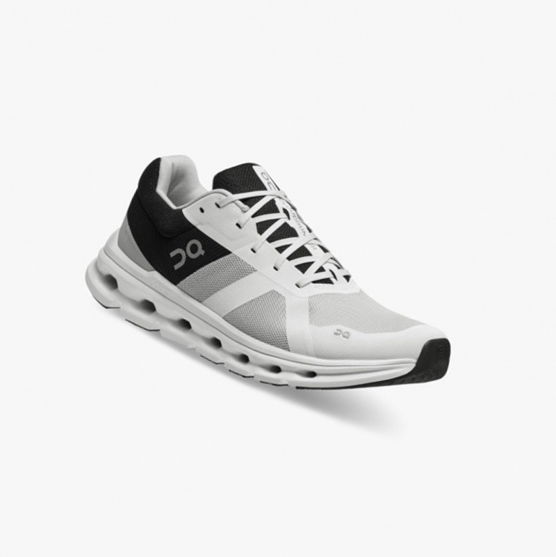 On Cloudrunner Running Shoes Glacier/Black | YCQ-952076