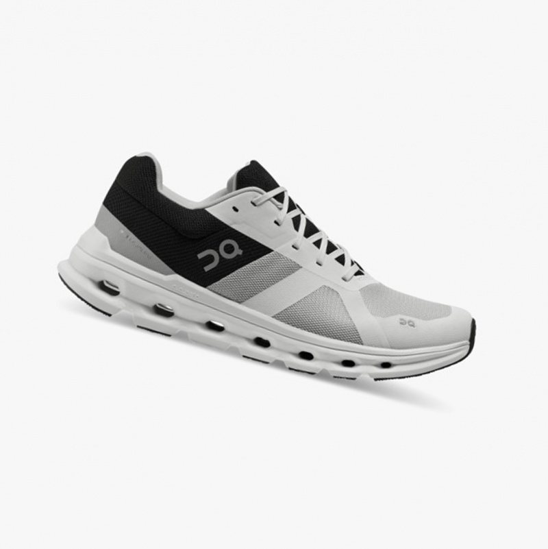 On Cloudrunner Running Shoes Glacier/Black | YCQ-952076