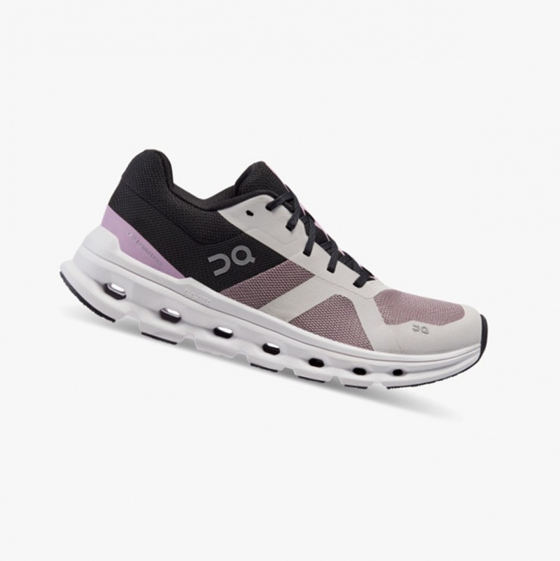 On Cloudrunner Running Shoes Heron/Black | DEI-501964