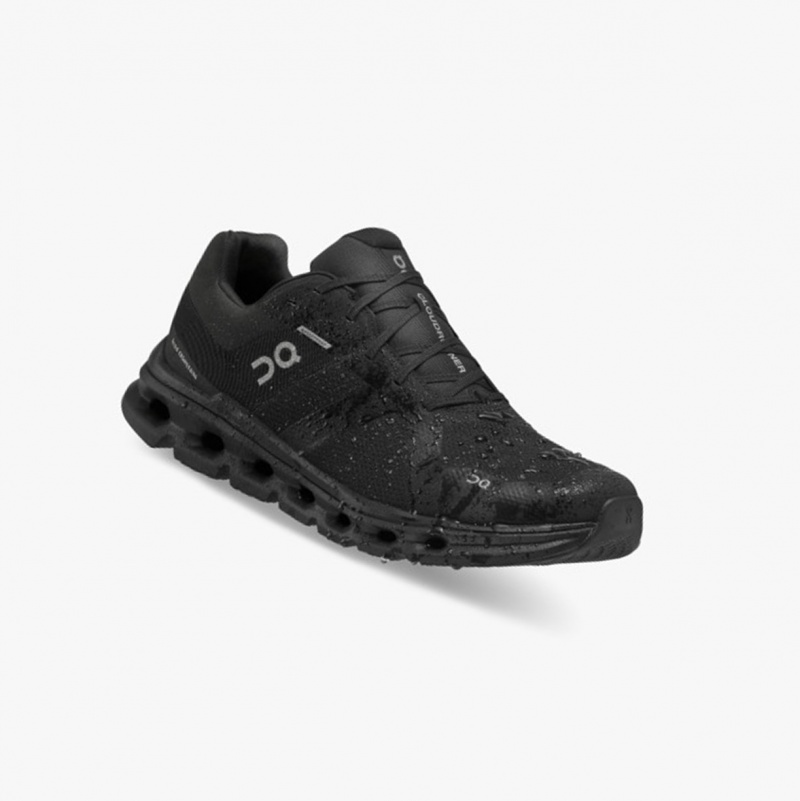 On Cloudrunner Waterproof Running Shoes Black | YIC-075462