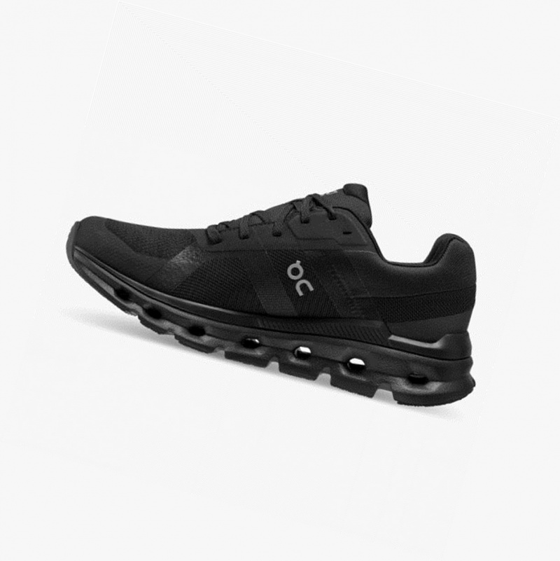 On Cloudrunner Waterproof Running Shoes Black | BVJ-208931