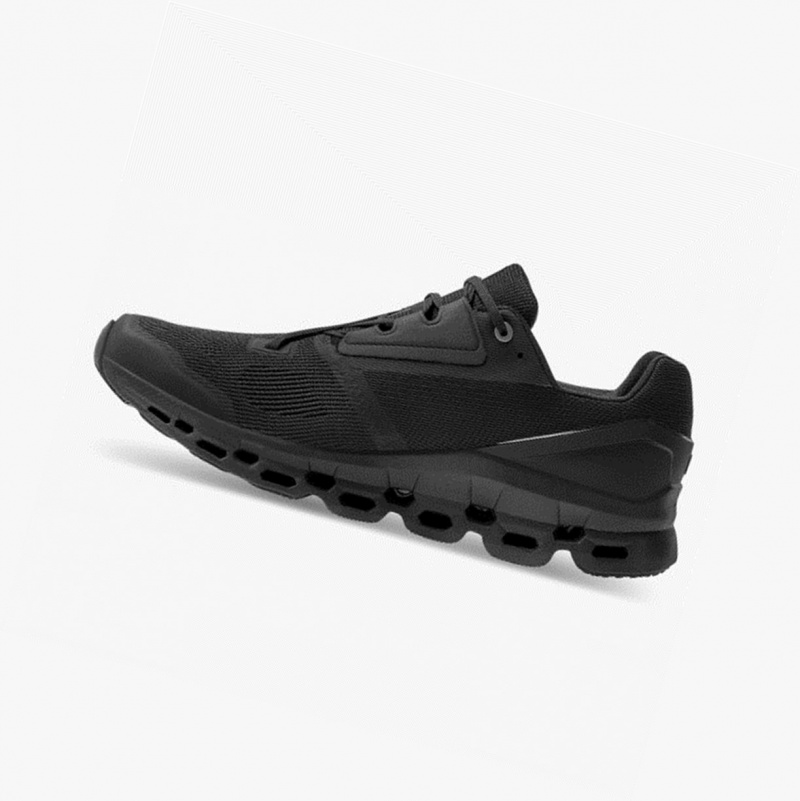 On Cloudstratus Road Running Shoes Black | VBU-014982