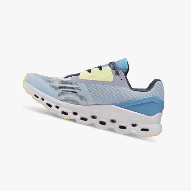 On Cloudstratus Road Running Shoes Chambray/Lavender | LIN-671904