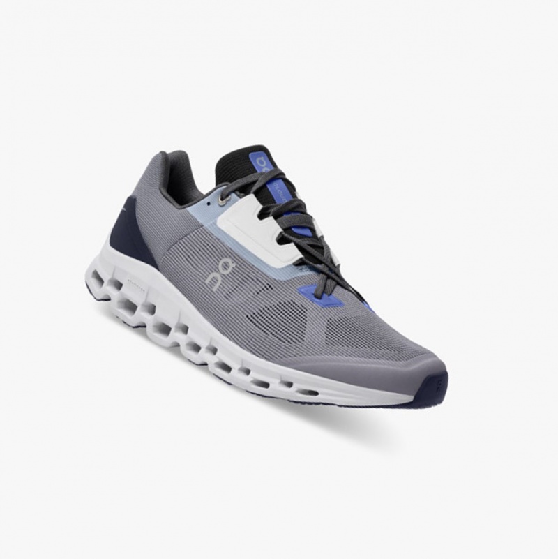 On Cloudstratus Road Running Shoes Fossil/Midnight | ICV-065719