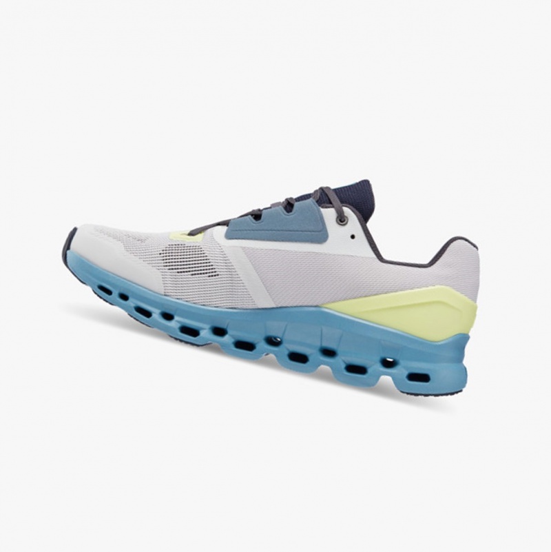 On Cloudstratus Road Running Shoes Frost/Niagara | BLQ-023658