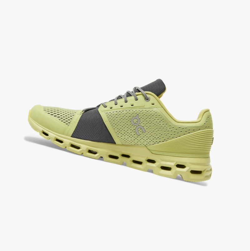 On Cloudstratus Road Running Shoes Green | KFW-706295