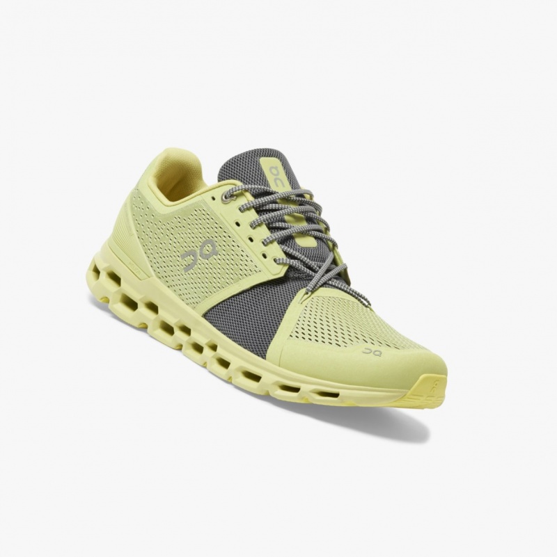 On Cloudstratus Road Running Shoes Green | KFW-706295