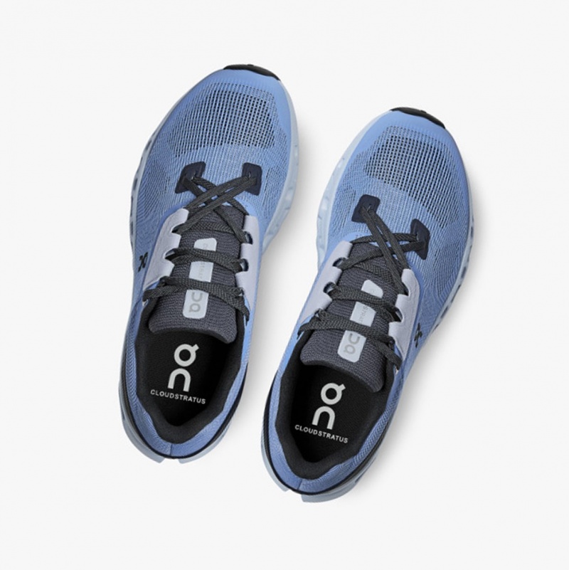 On Cloudstratus Road Running Shoes Marina/Magnet | WND-691042