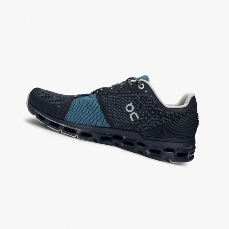 On Cloudstratus Road Running Shoes Navy | QGY-372046