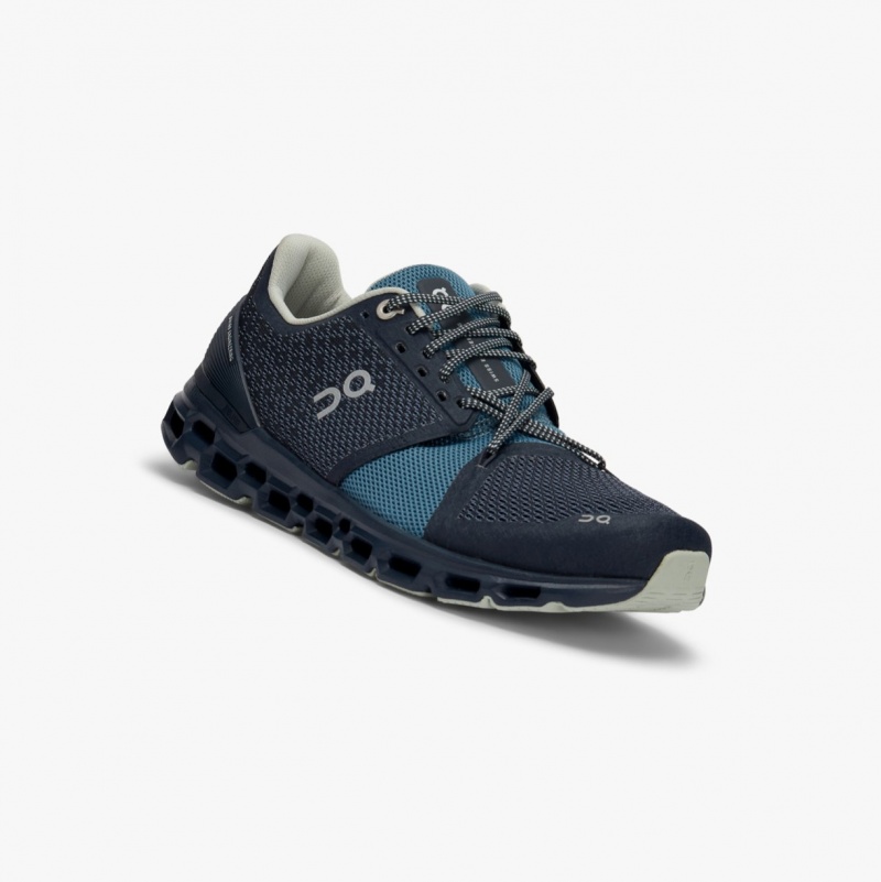 On Cloudstratus Road Running Shoes Navy | QGY-372046