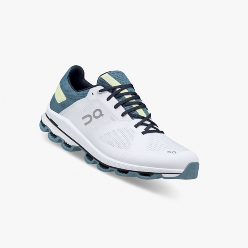 On Cloudsurfer 6 Road Running Shoes White/Niagara | TRP-859026