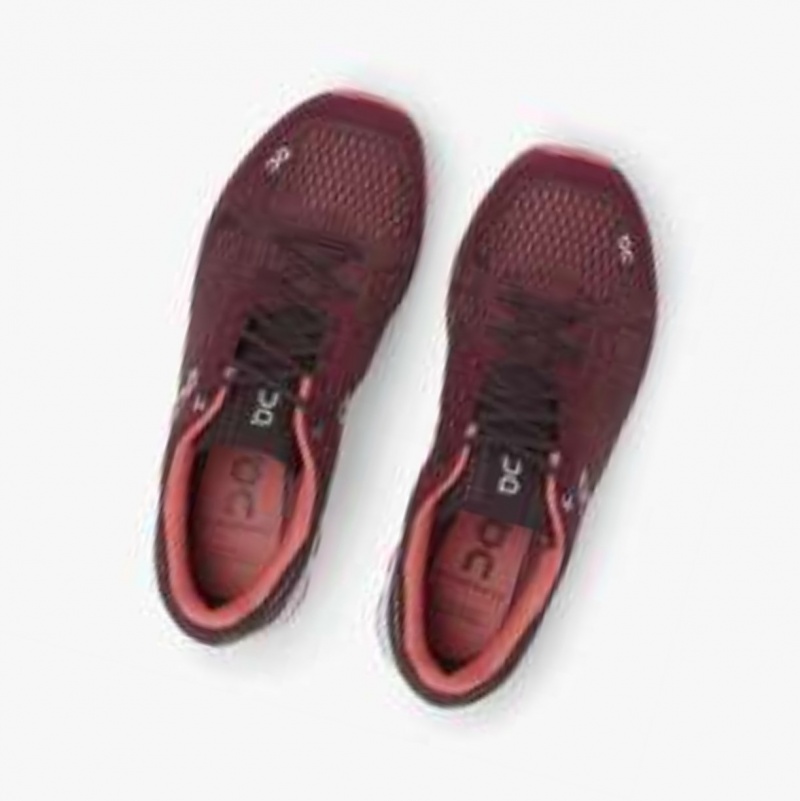 On Cloudsurfer Training Shoes Burgundy | TBW-215690