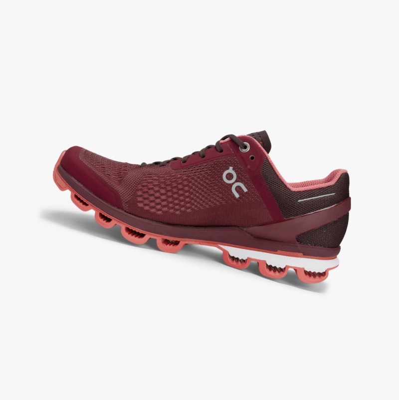 On Cloudsurfer Training Shoes Burgundy | TBW-215690