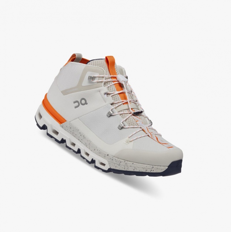 On Cloudtrax Hiking Boots Frost/White | GFP-548106