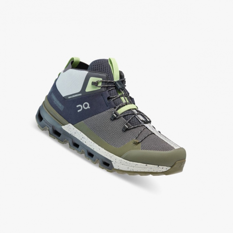 On Cloudtrax Hiking Boots Ink/Frost | URA-526048