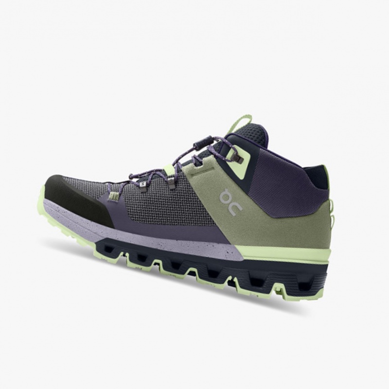 On Cloudtrax Hiking Boots Reseda/Lavender | EFH-407961