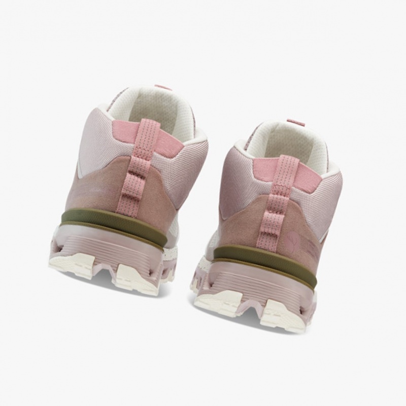 On Cloudtrax Hiking Boots Rose/Ivory | PEB-294568