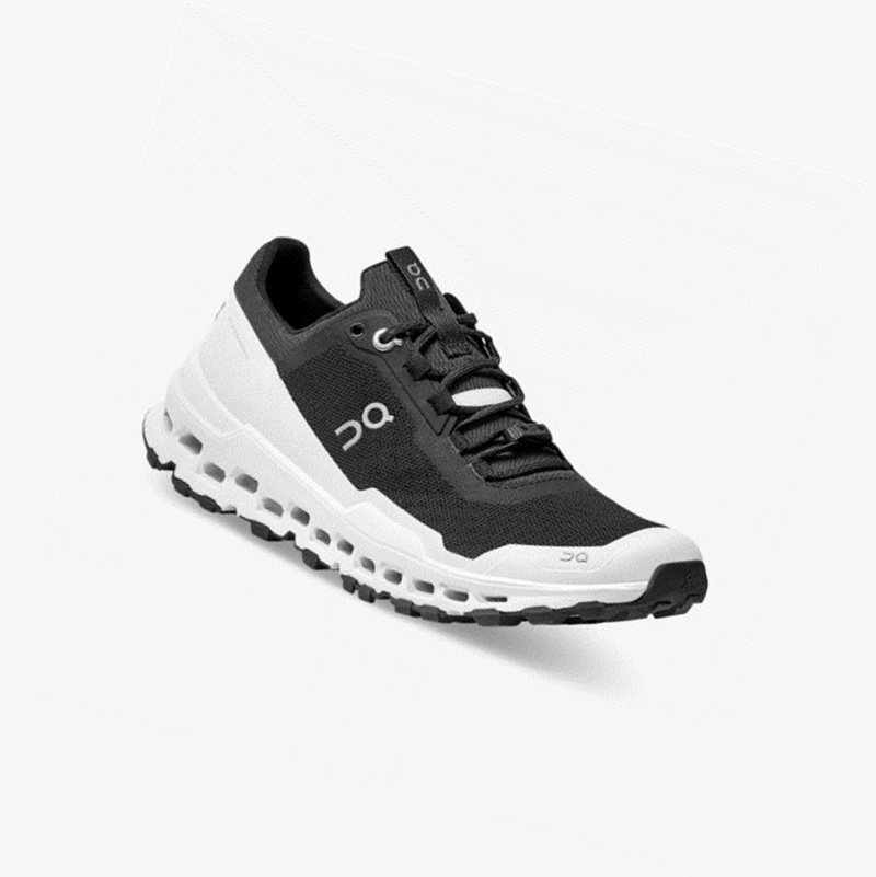 On Cloudultra Trail Running Shoes Black/White | EUD-248079