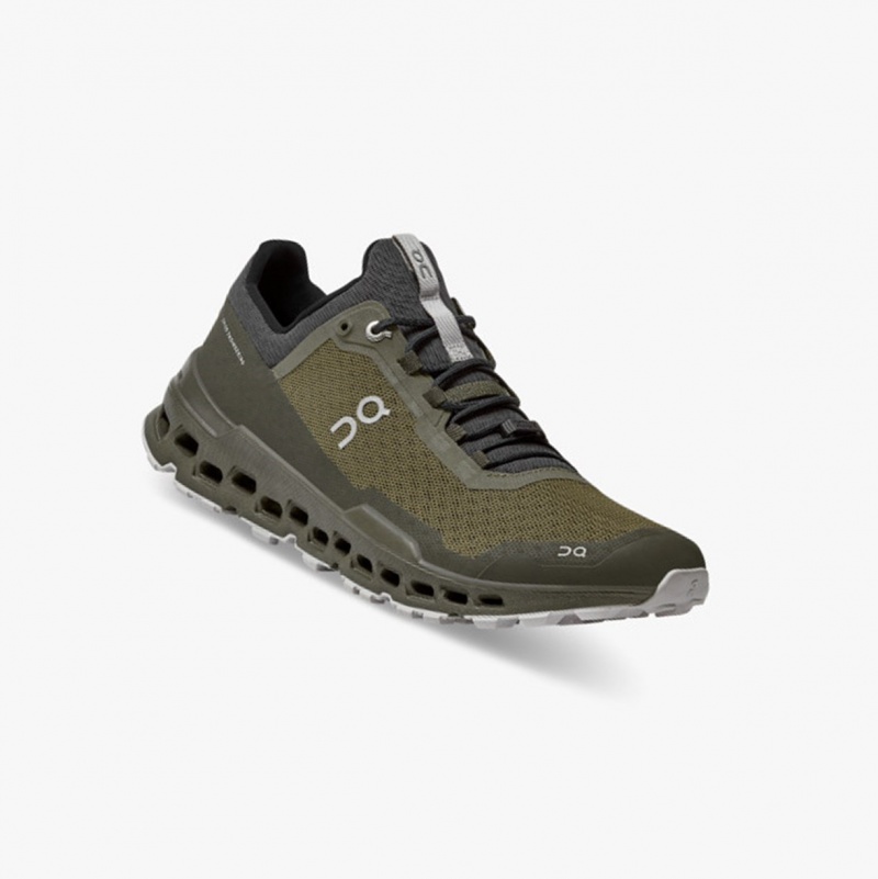 On Cloudultra Trail Running Shoes Olive/Eclipse | VKS-039165